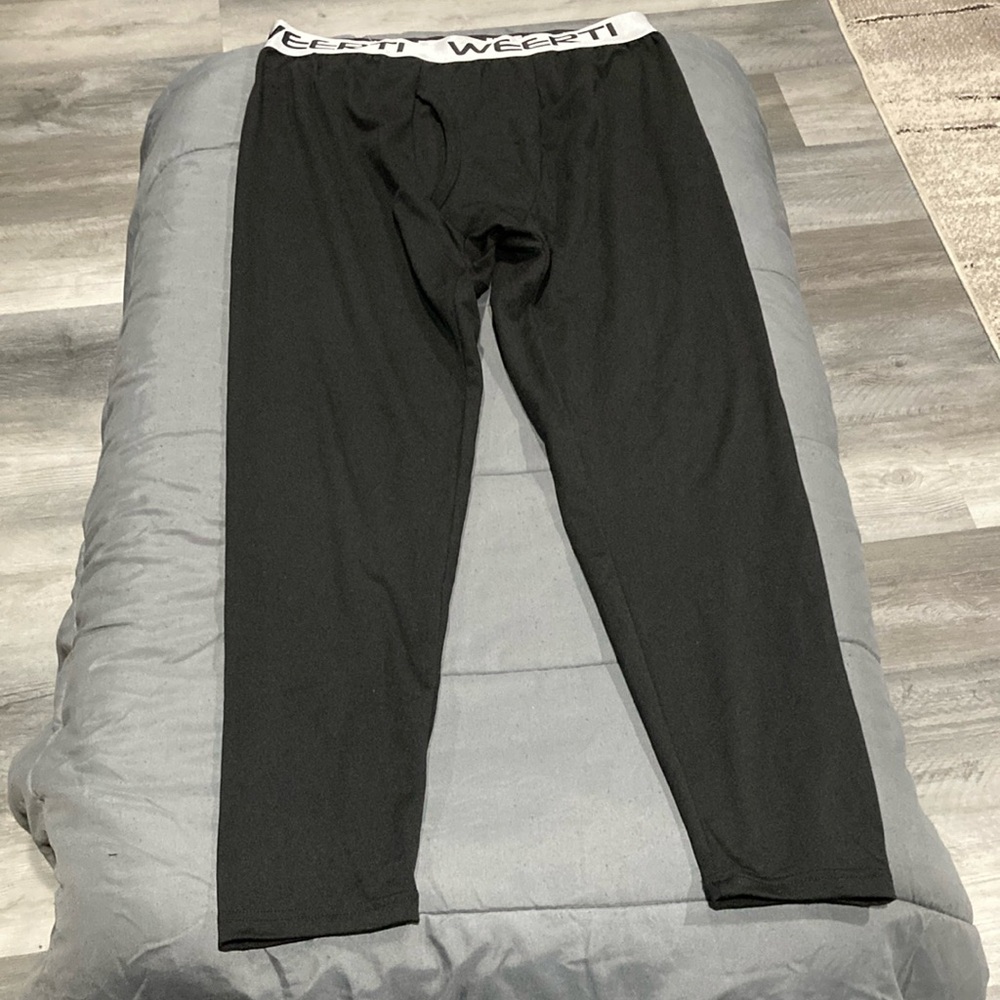 Men's Black Thermal Pants